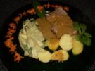 Lammkeule, Kohlrabi mit Bärlauch... - Rezept
