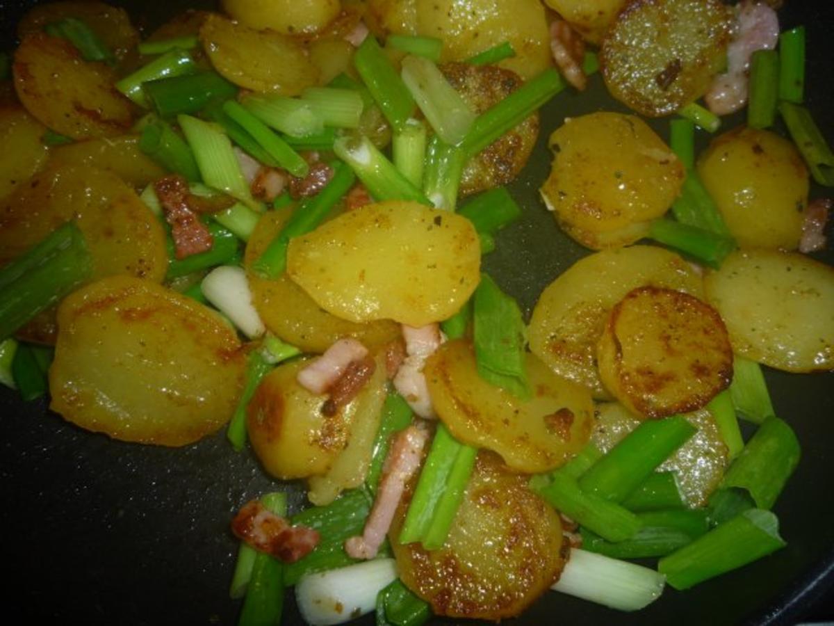 Bratkartoffeln mit Frühlingszwiebeln - Rezept