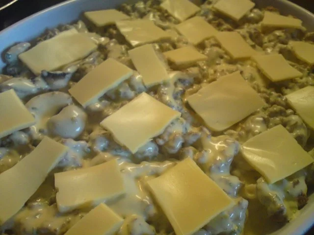 Makkaroni-Hack-Champignon-Gratin - Rezept - Bild Nr. 6