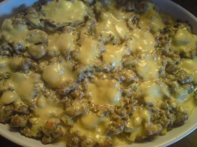 Makkaroni-Hack-Champignon-Gratin - Rezept - Bild Nr. 7