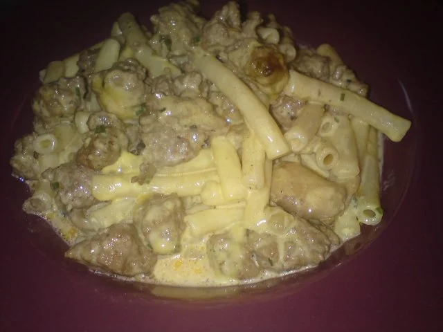 Makkaroni-Hack-Champignon-Gratin - Rezept - Bild Nr. 8