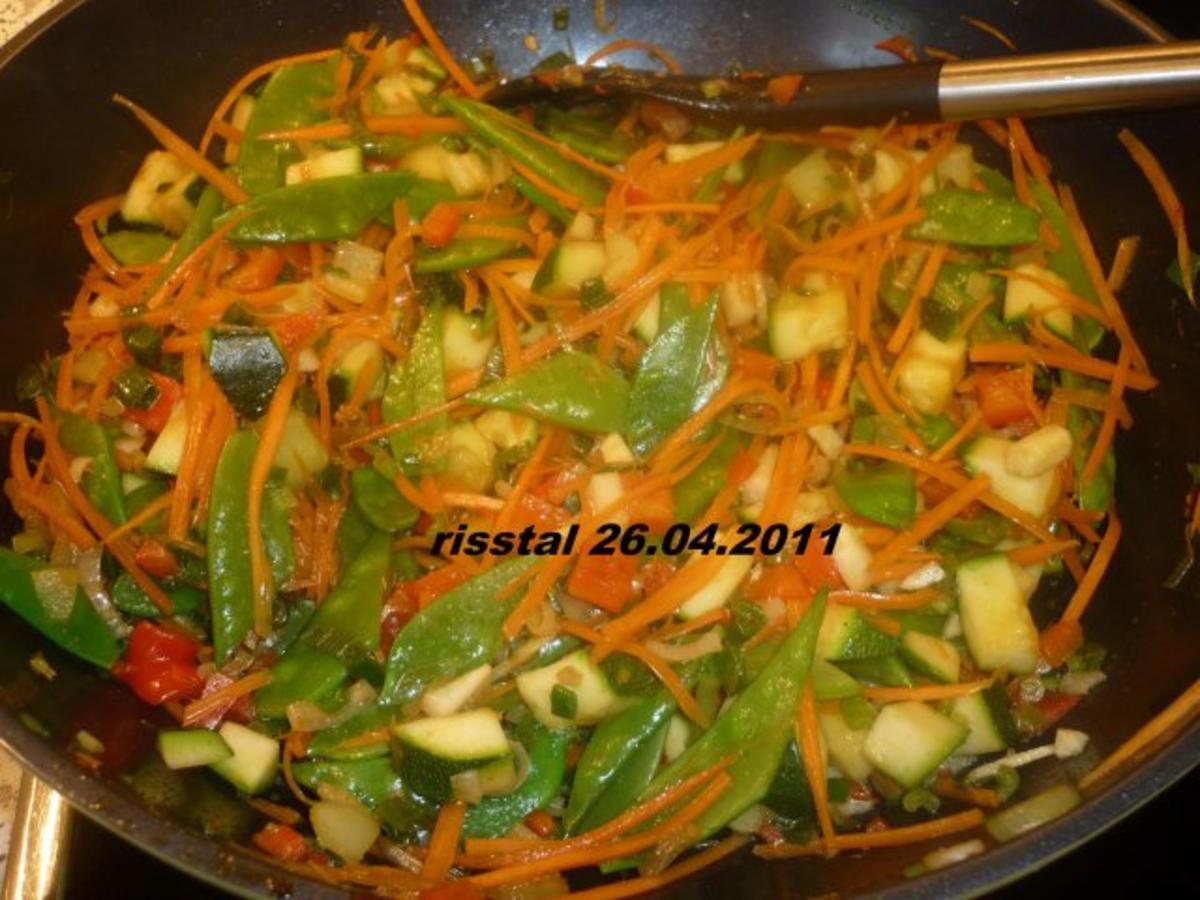 Pute aus dem Wok mit buntem Gemüse und Ananas - Rezept - Bild Nr. 8