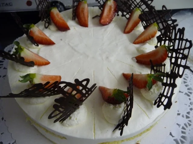 Quark-Kirsch-Torte - Rezept