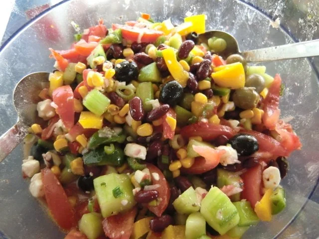 Bauernsalat griechische Art - Rezept - Bild Nr. 2