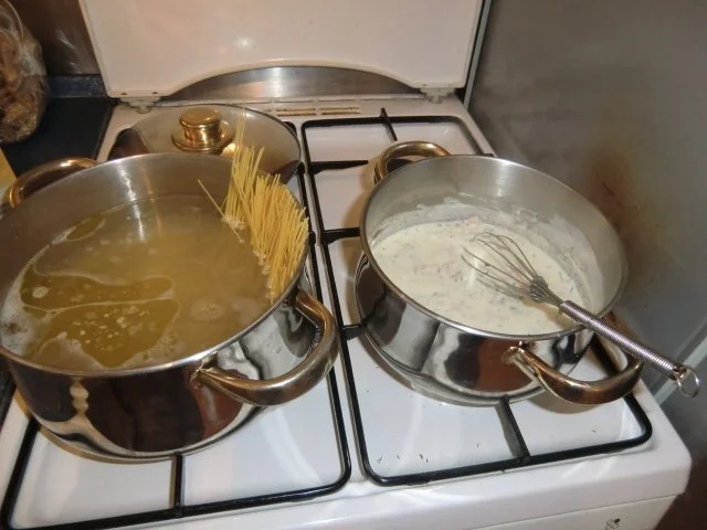 Rezept: Cappelini mit Lachs-Dill-Sahne-Soße Bild Nr. 4 Cappelini mit Lachs-Dill-Sahne-Soße - Rezept - Bild Nr. 4