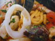 Linguine mit Meeresfrüchten - Rezept