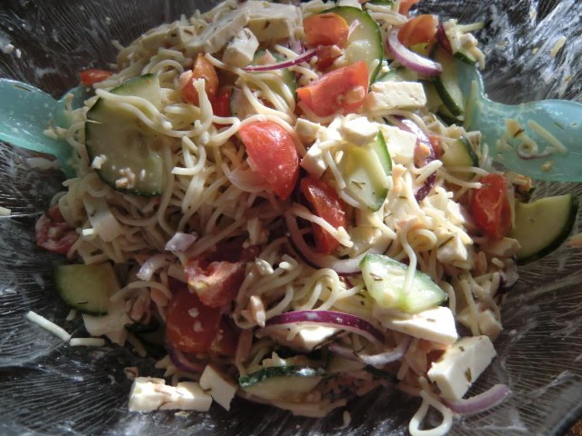 Bilder für Spaghetti-Cappelini-Salat Rezept