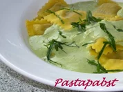 Ravioli mit Bärlauchschaum - Rezept