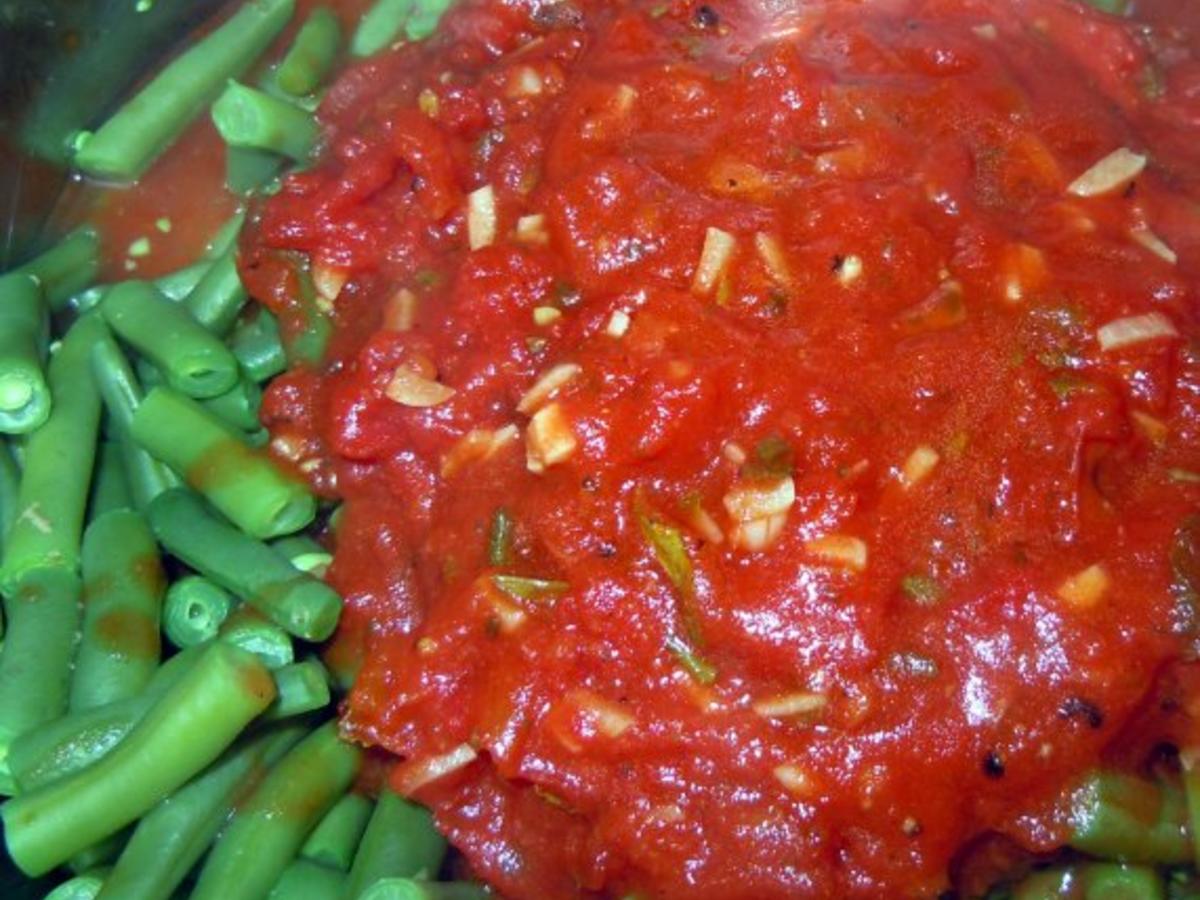 Bohnen-Tomaten-Gemüse - Rezept mit Bild - kochbar.de