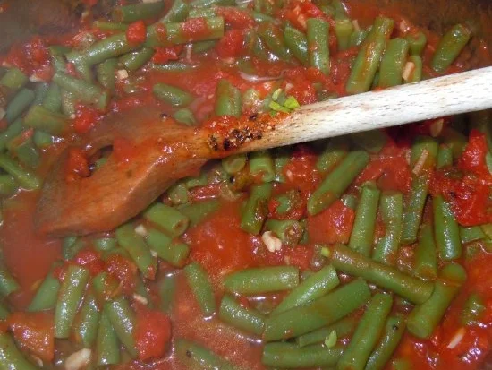 Bohnen-Tomaten-Gemüse - Rezept - Bild Nr. 7