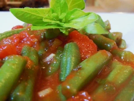Bohnen-Tomaten-Gemüse - Rezept