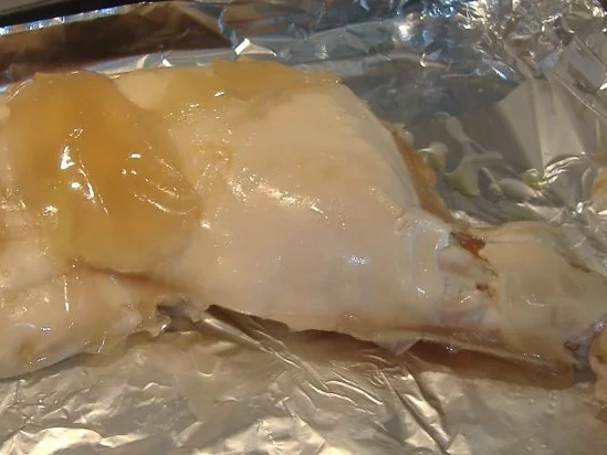 Spanferkel in Vakuum gegart mit blanchiertem Gemüse - Rezept - Bild Nr. 2