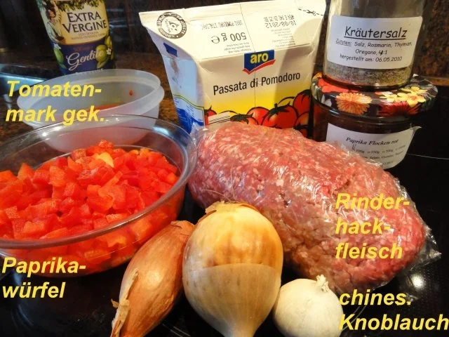 Nudeln:   BOLOGNESE an Cappelini - Rezept - Bild Nr. 4