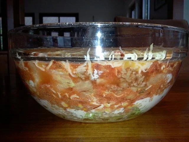 BUNTER SCHICHTSALAT (NICHT SCHARF) - Rezept - Bild Nr. 3