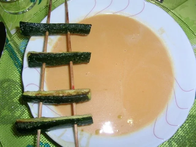 Stani`s Süßkartoffel-Chili-Suppe mit Zucchinispießchen - Rezept - Bild Nr. 2