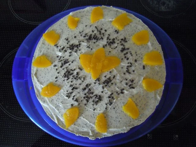 Pfirsich-Mohntorte - Rezept
