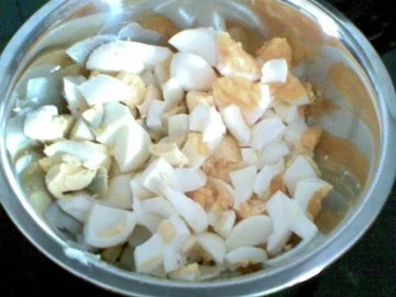 Eiersalat mit Trauben - Rezept - Bild Nr. 2