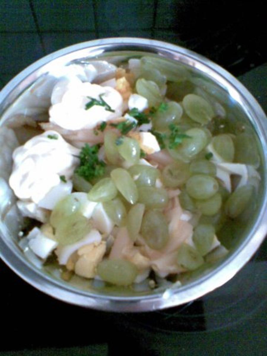 Eiersalat mit Trauben - Rezept - Bild Nr. 3