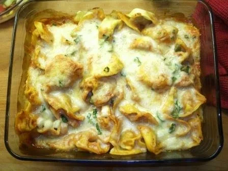 Tortelloni überbacken-mit Basilikum Tomatensauce und Käse - Rezept - Bild Nr. 6