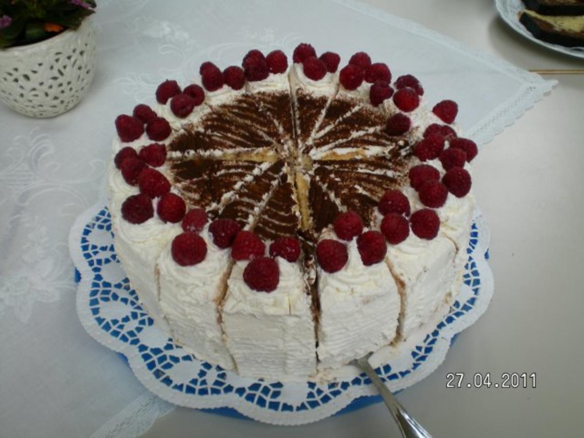 Himbeertorte himbeeren - Rezept mit Bild - kochbar.de