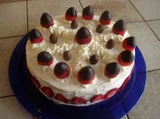 Unsere Erdbeertorte mit dem Beerenzucker von Saartania - Rezept