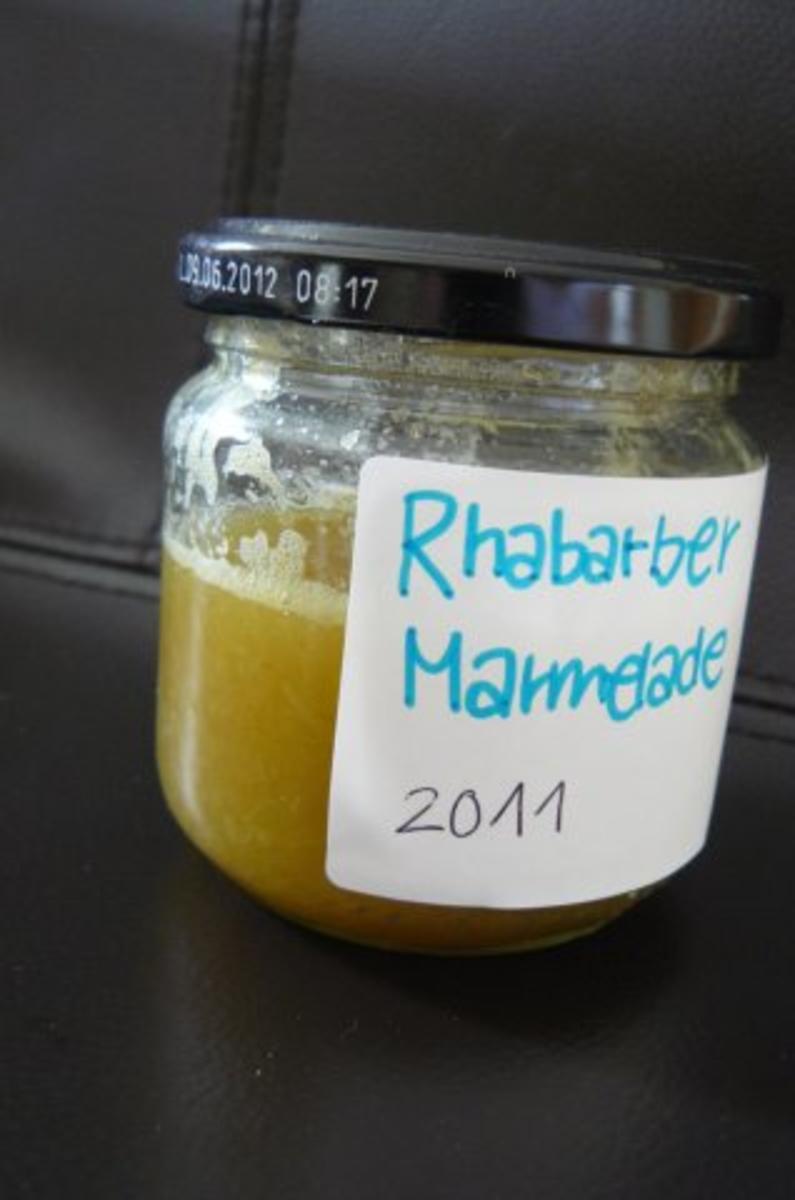 Rhabarber Marmelade - Rezept mit Bild - kochbar.de