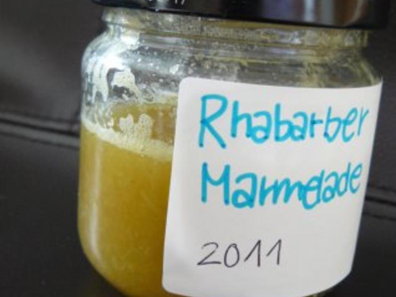 Rhabarber Marmelade - einfach - 96 kcal/100g