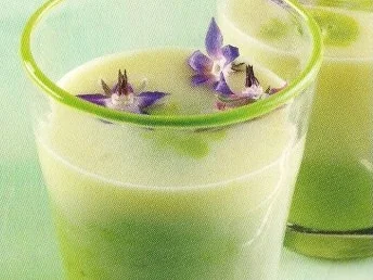 Spargelcreme grün-weiß - Rezept