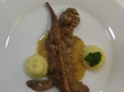Kalbsleber an Calvadossoße, dazu Sellerie-Kartoffelpüree - Rezept