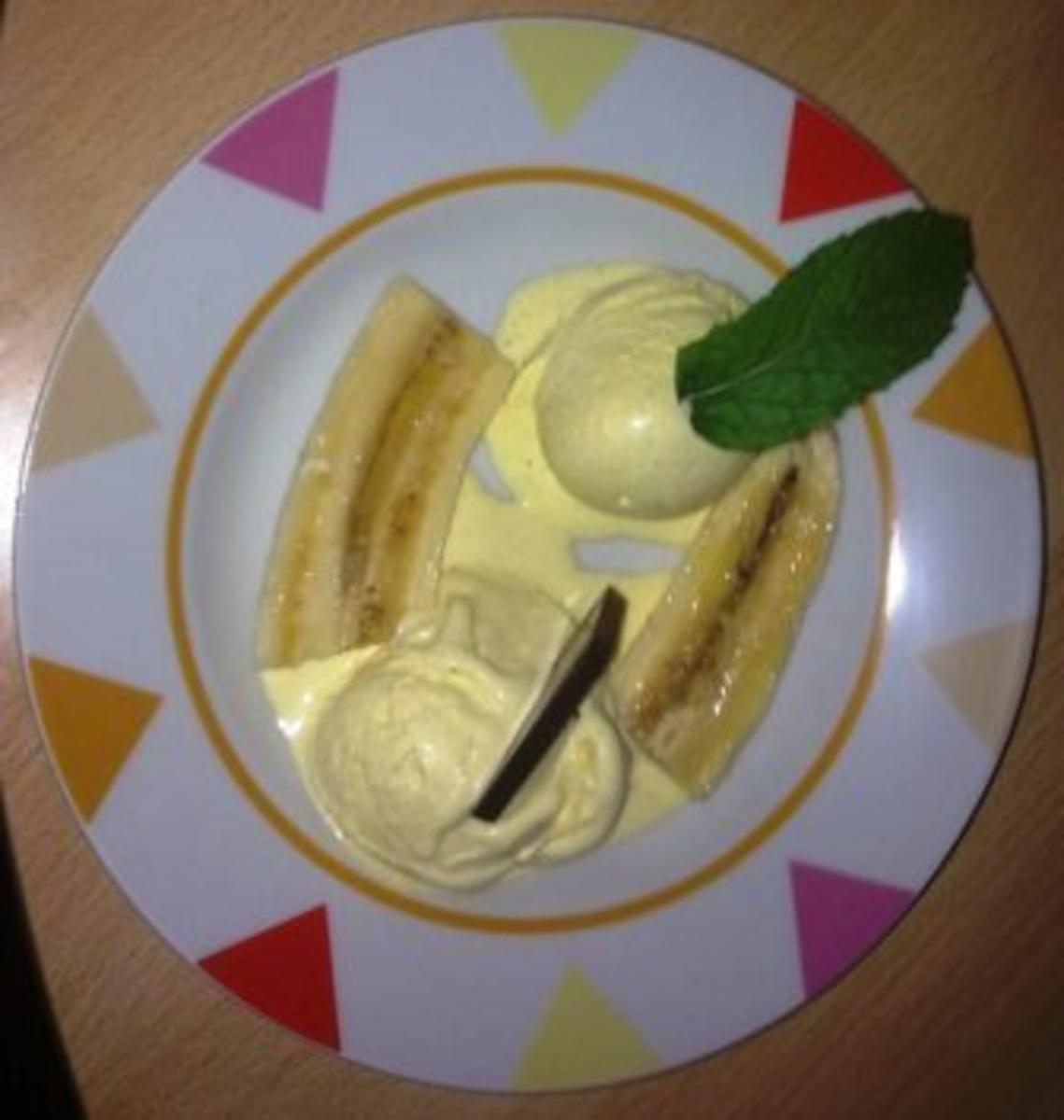 Bananensplit mit Ingwer - Rezept