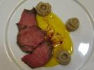Wildschweinfilet à l'orange an Maronenpüree - Rezept