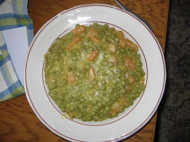 Erbsen und Möhren in Sauce Hollandaise - Rezept - Bild Nr. 2