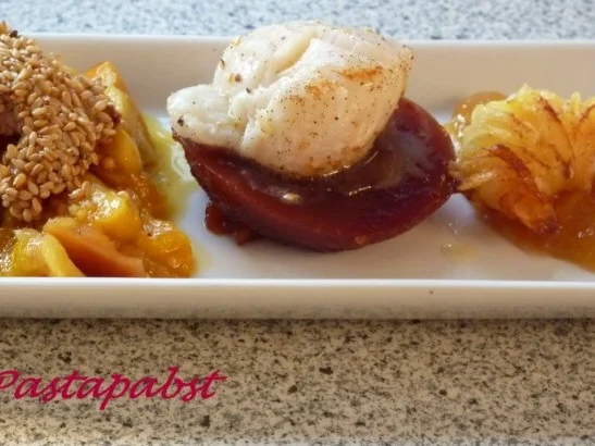 Kartoffelgarnele mit Mangochutney - Rezept