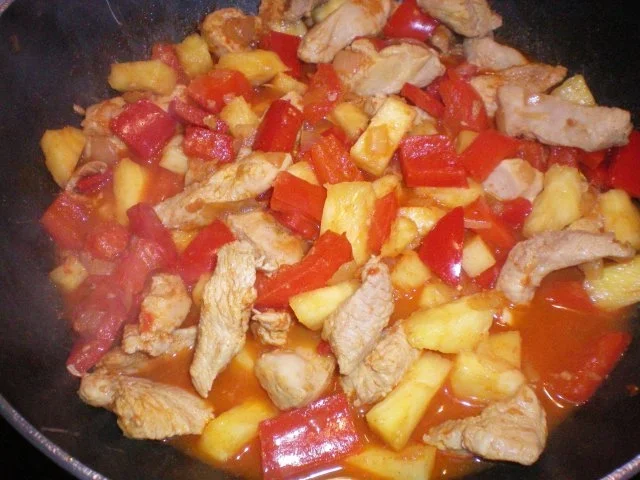 Rezept: Putengeschnezeltes süß-sauer Bild Nr. 7 Putengeschnezeltes süß-sauer - Rezept - Bild Nr. 7