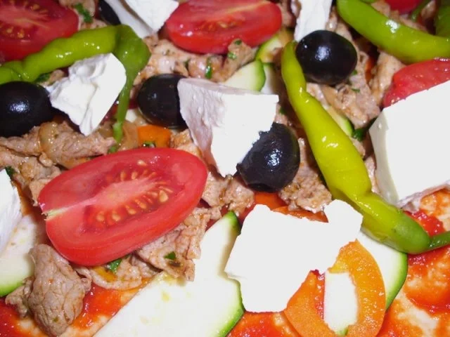 Rezept: Pizza: Pizza i elliniki Bild Nr. 5 Pizza: Pizza i elliniki - Rezept - Bild Nr. 5