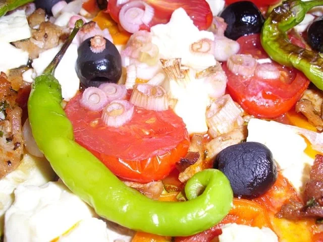 Rezept: Pizza: Pizza i elliniki Bild Nr. 6 Pizza: Pizza i elliniki - Rezept - Bild Nr. 6