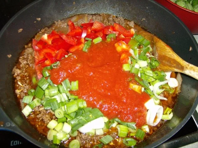 Hackfleischsoße mit Bärlauch - Rezept - Bild Nr. 5