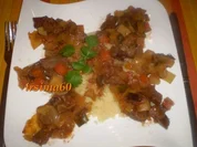 Kalbsragout mit Gemüse und Couscous - Rezept