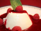 Panna Cotta auf Himbeer-Coulis - Rezept