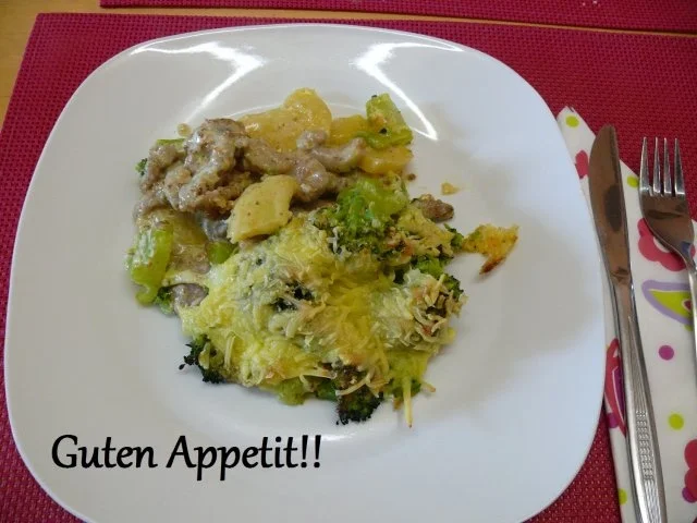 Rezept: Broccoli-Schnitzel-Auflauf Broccoli-Schnitzel-Auflauf - Rezept