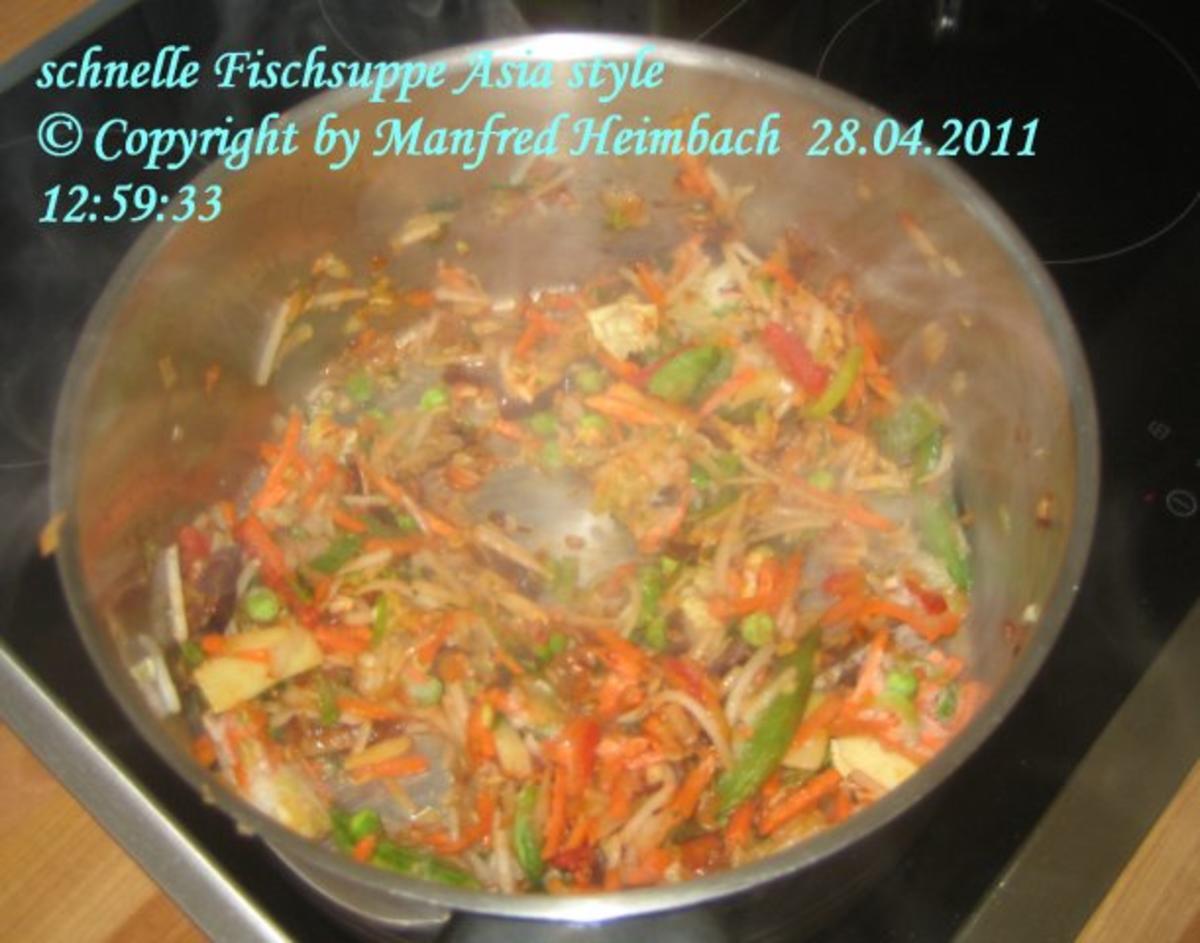 Suppen – Manfred’s superschnelle Fischsuppe Asia Style - Rezept - Bild Nr. 3