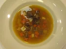 Rindfleischsuppe Königshardter Art mit Weißwein und Wurzelgemüse - Rezept