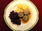 Rindsrouladen mit Blaukraut und Festtagsklößchen (Kristina Sprenger) - Rezept