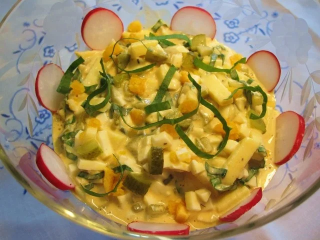 Eiersalat mit frischem Bärlauch ... - Rezept - Bild Nr. 5