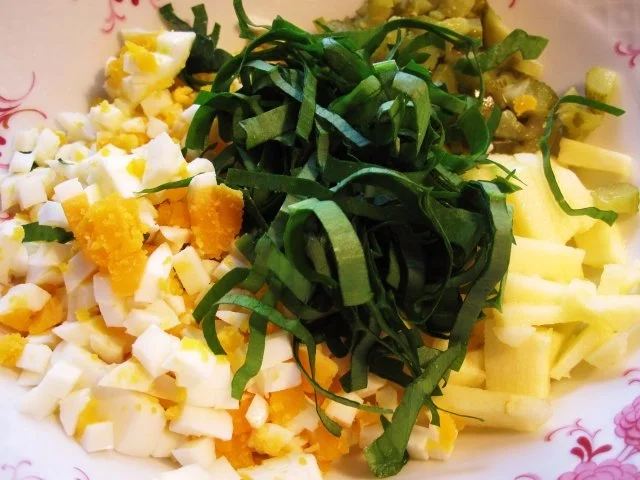 Eiersalat mit frischem Bärlauch ... - Rezept - Bild Nr. 4