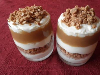 Mascarpone - Apfel - Amaretti - Dessert - Rezept