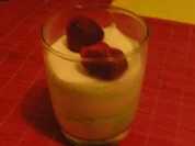 Frischkäsecreme mit Waldmeister - Rezept