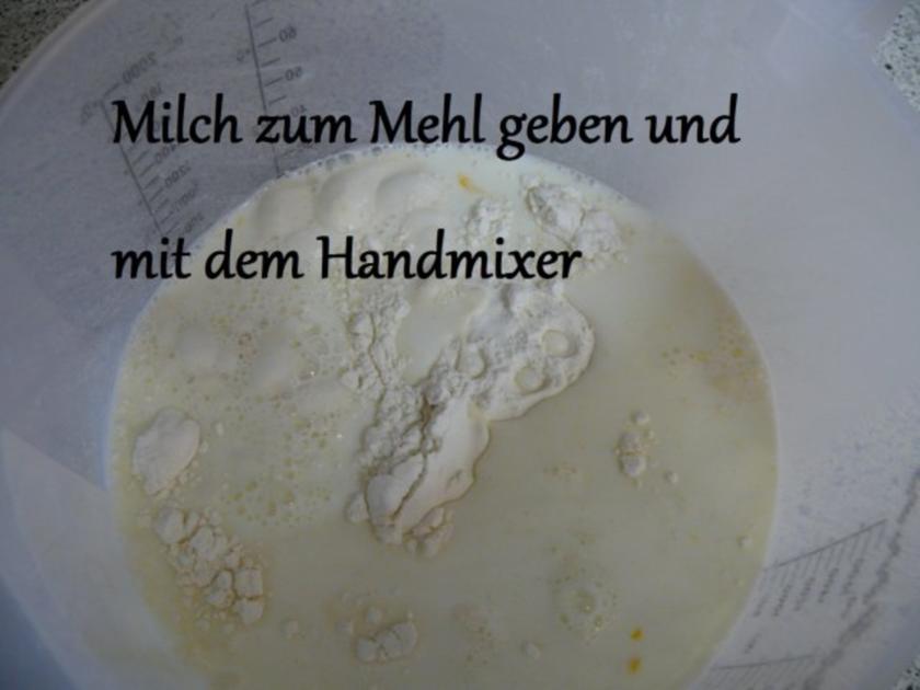 Erdbeerpfannkuchen mit Eier und Mehl - Rezept mit Bild - kochbar.de