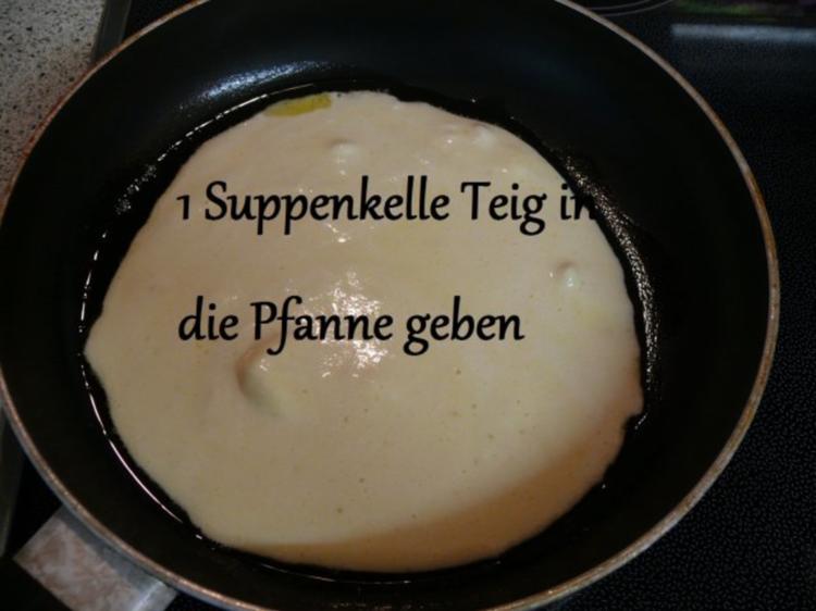 Erdbeerpfannkuchen mit Eier und Mehl - Rezept mit Bild - kochbar.de