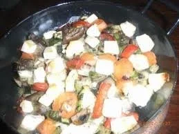 BiNe` S GEBACKENER GEMUESE - SCHAFSKÆSE - AUFLAUF - Rezept